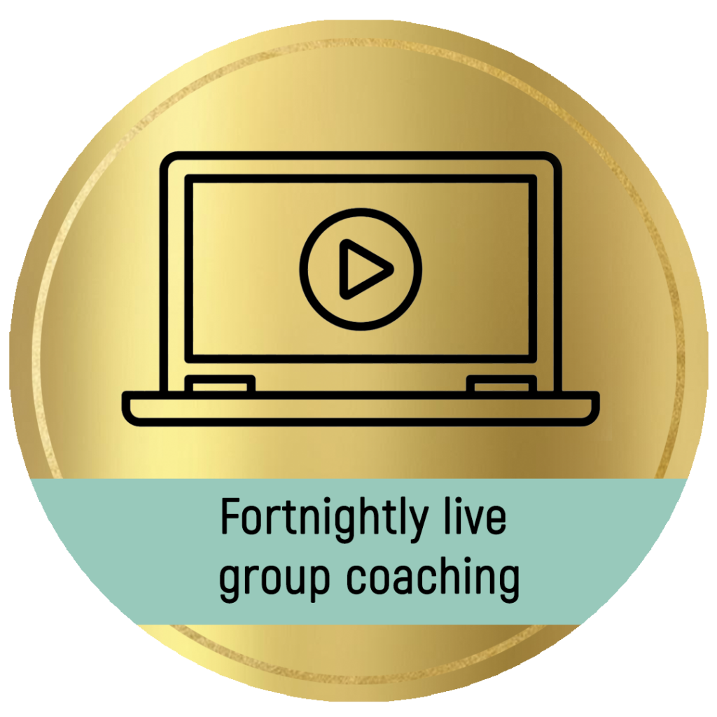 Fortnightly live group coaching